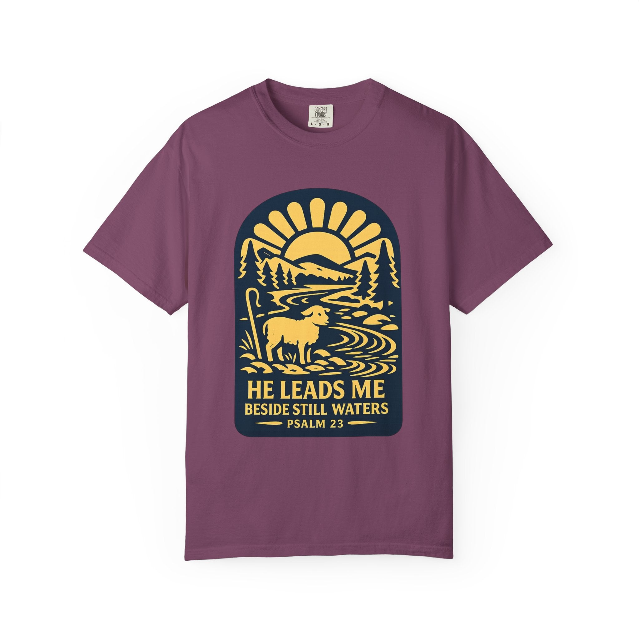 He Leads Me T-Shirt