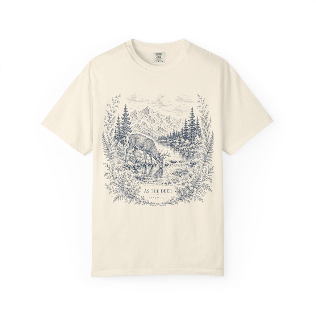 Deer Psalm 42 T-Shirt