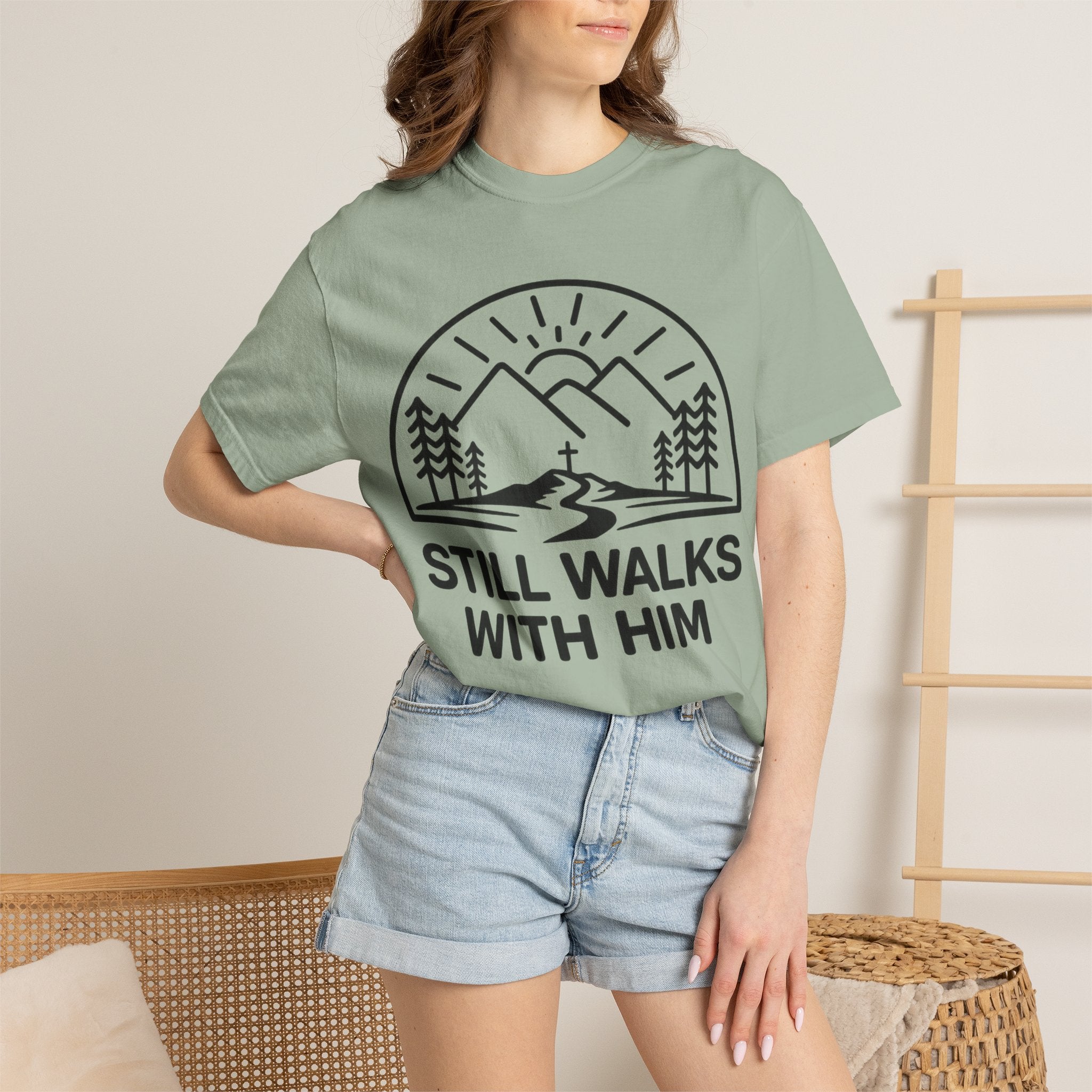 Walks With Him T-Shirt