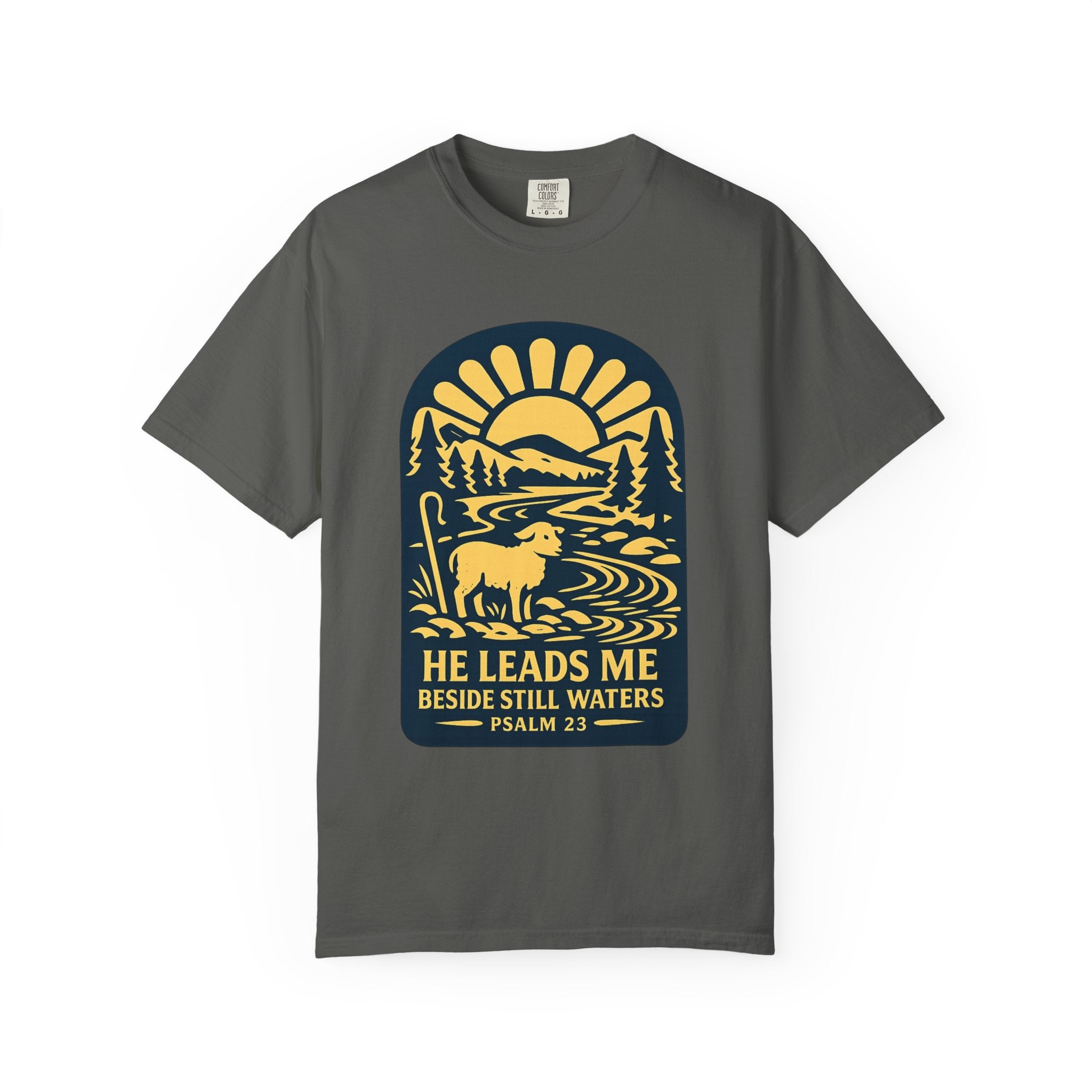 He Leads Me T-Shirt