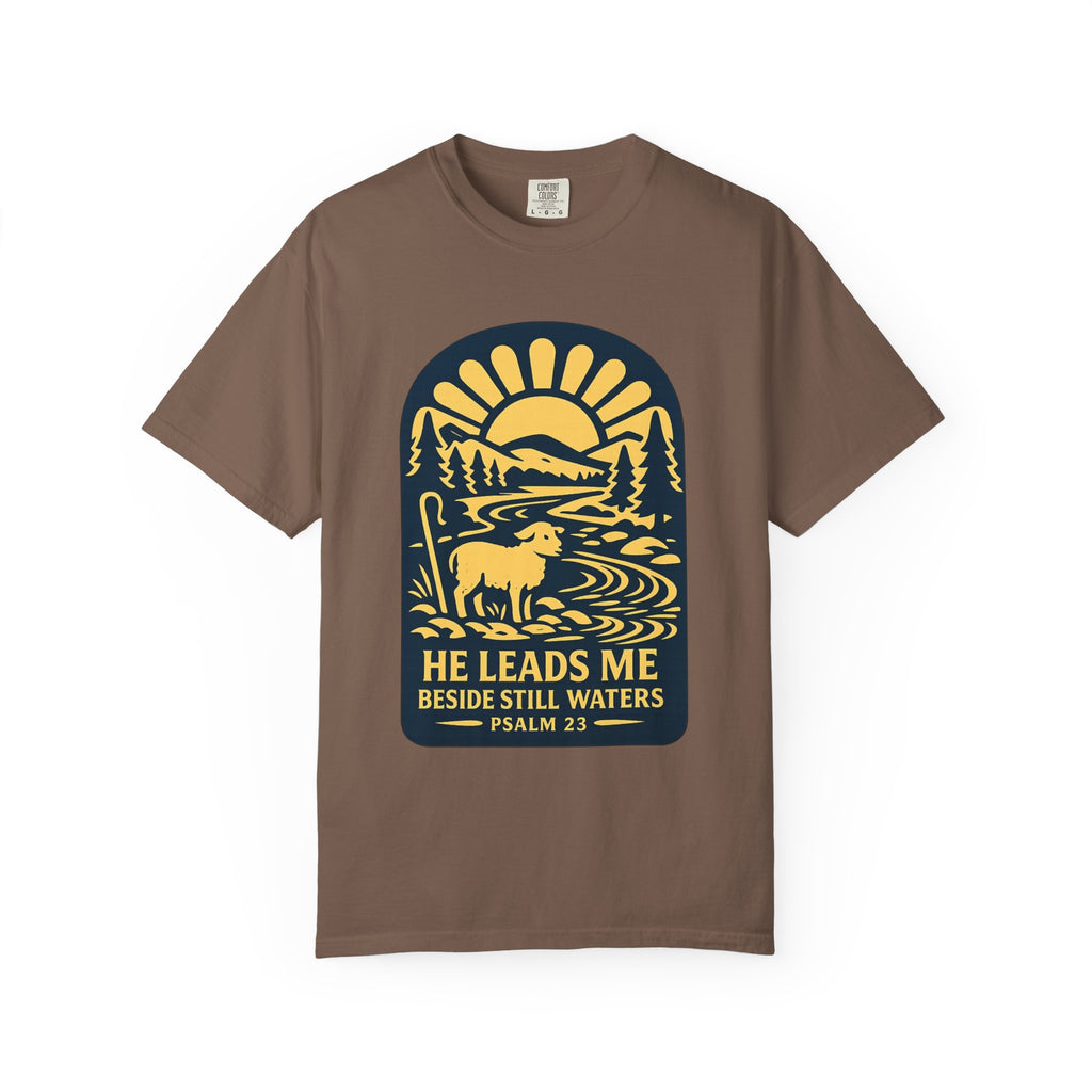 He Leads Me T-Shirt