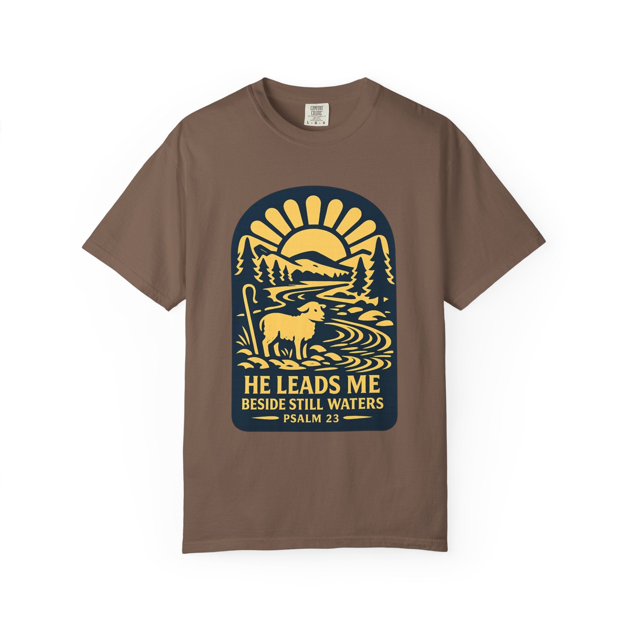 He Leads Me T-Shirt