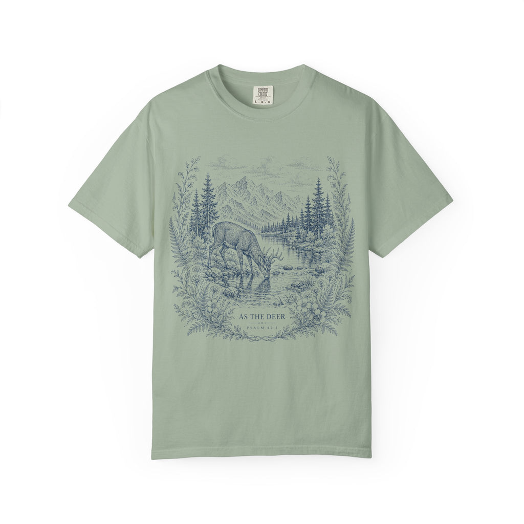 Deer Psalm 42 T-Shirt