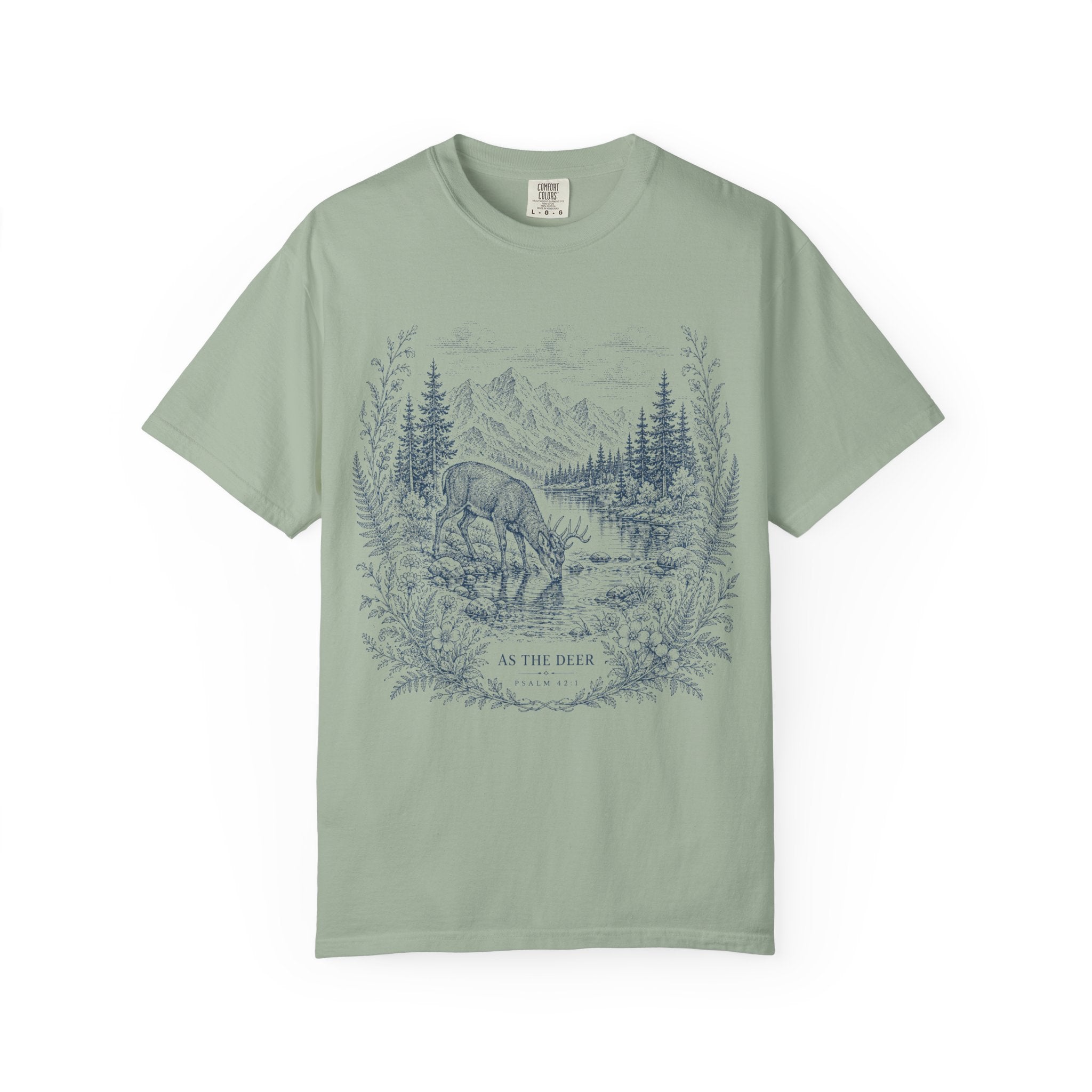 Deer Psalm 42 T-Shirt