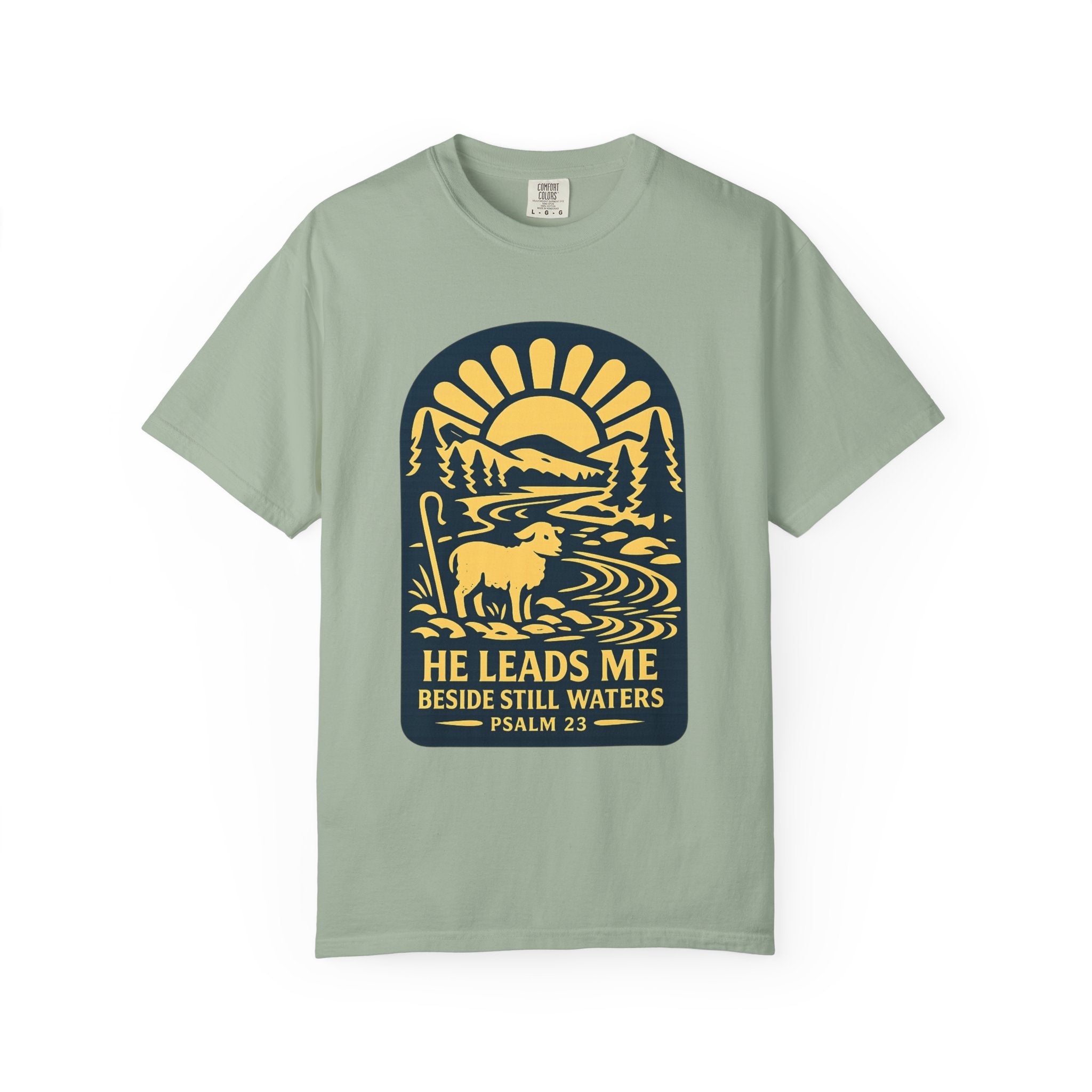 He Leads Me T-Shirt