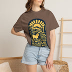 He Leads Me T-Shirt