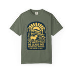 He Leads Me T-Shirt