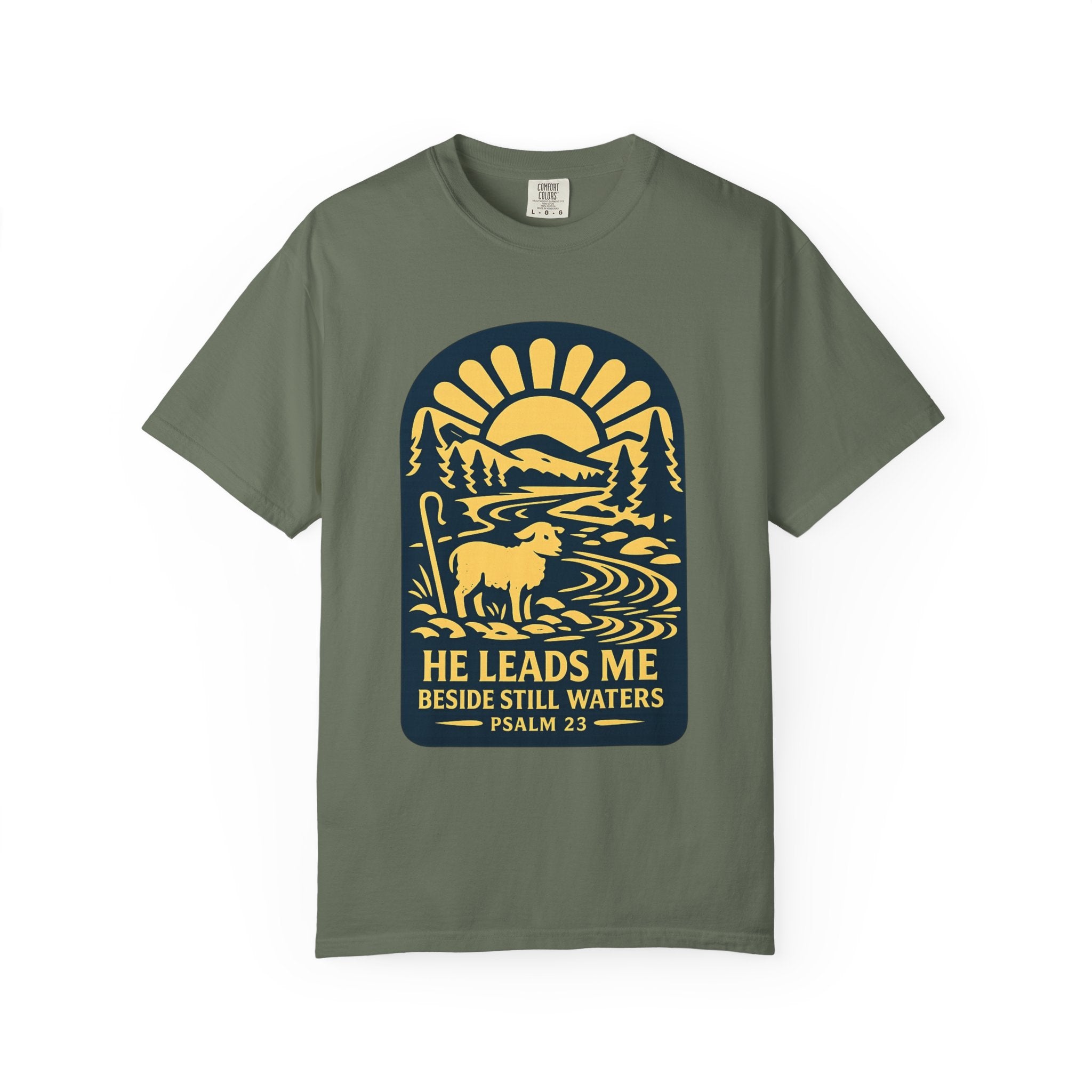 He Leads Me T-Shirt